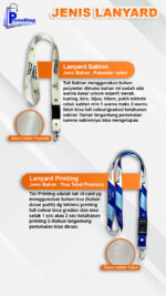 Jasa Cetak Tali ID Card / Lanyard Custom Surabaya & Jakarta