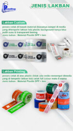 Jasa Cetak Lakban Custom Logo Surabaya & Jakarta | Murah & Berkualitas
