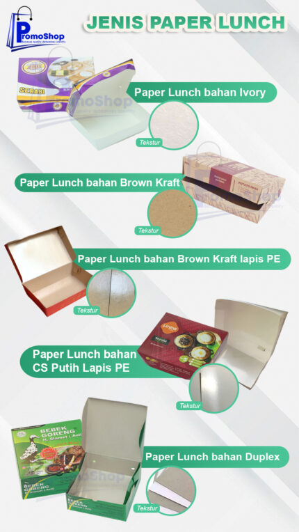 Jasa Cetak Paper Lunch Box / Lunch Box Kertas Custom Surabaya & Jakarta