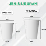 Jasa Cetak Paper Cup Food Grade Custom Surabaya & Jakarta | Murah & Berkualitas