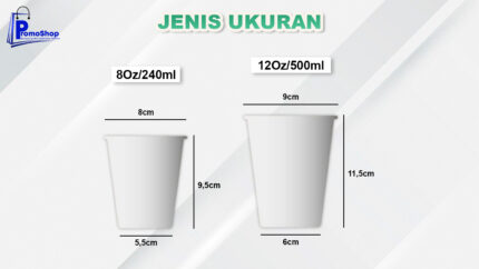 Jasa Cetak Paper Cup Food Grade Custom Surabaya & Jakarta | Murah & Berkualitas